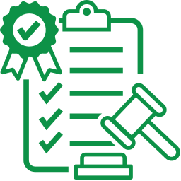 legal medical necessity risks and false claims icon